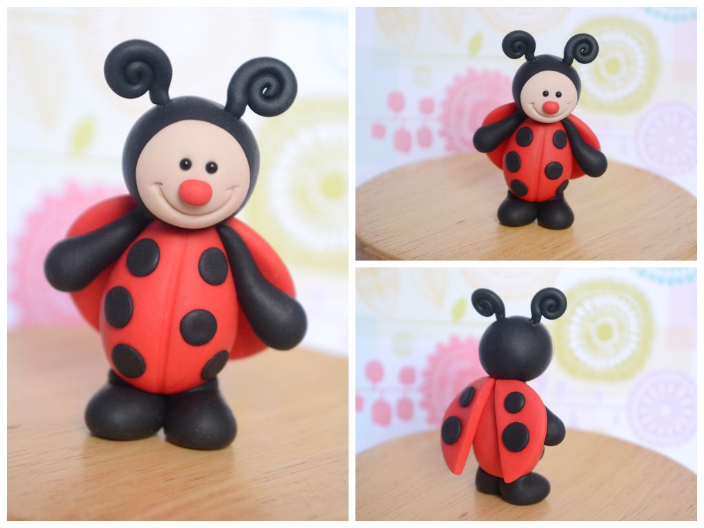 Ladybug Cake Topper / Sculpture - Handmade by TheLinnypig on DeviantArt
