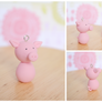 Cute Pig Charm - Polymer Clay Charm