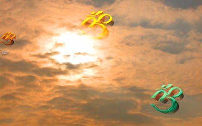 Om Sky Background