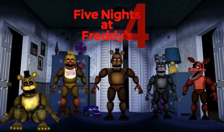 Cinema4D] FNaF4 Plushies!! by GaboCOart on DeviantArt