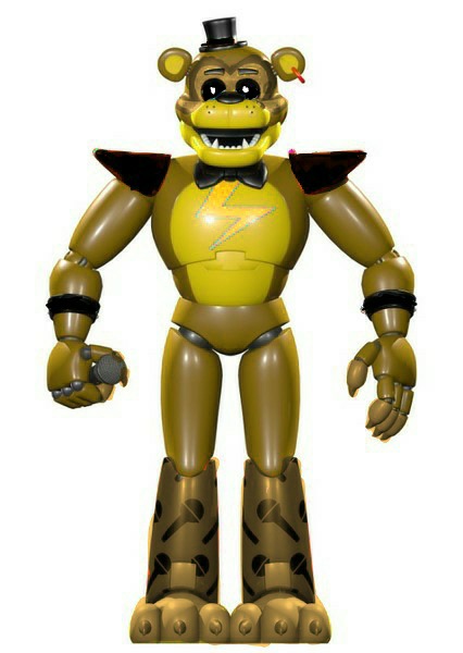 Edit) Golden Freddy and an Edit of how I think fredbear look from