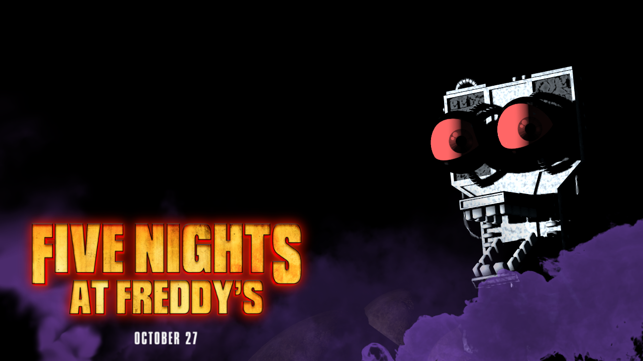 Five Nights At Freddy's movie poster, Stable Diffusion