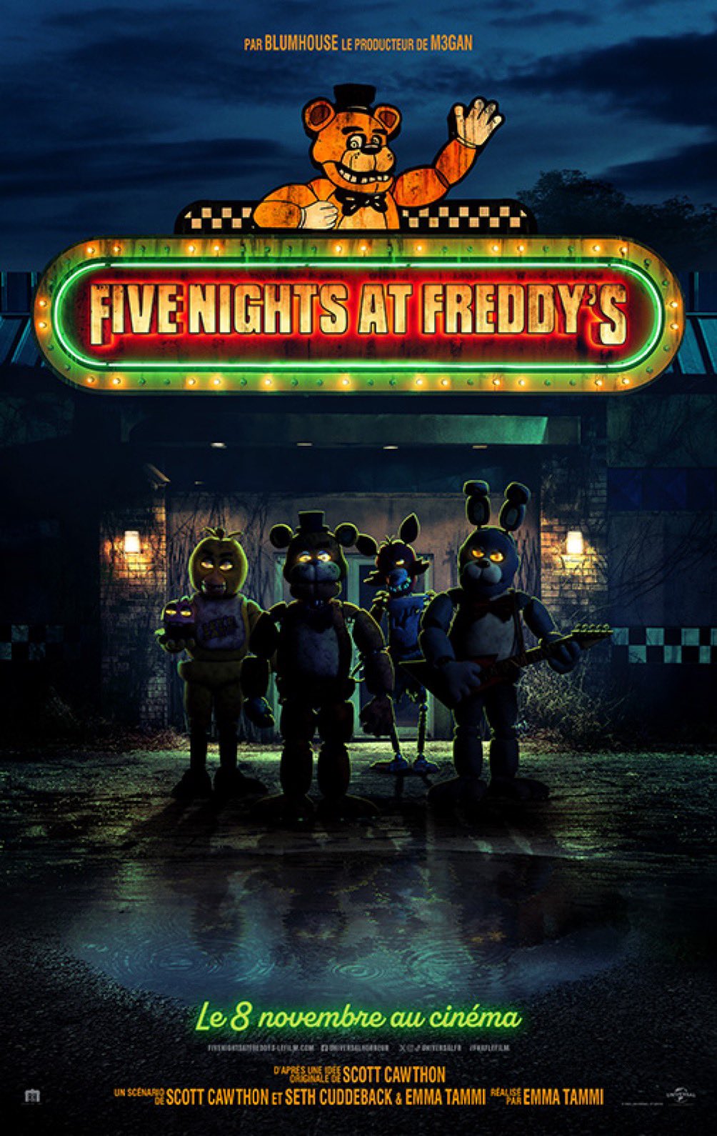 Fnaf 2 movie poster. (UPDATED) by NWRJames5 on DeviantArt