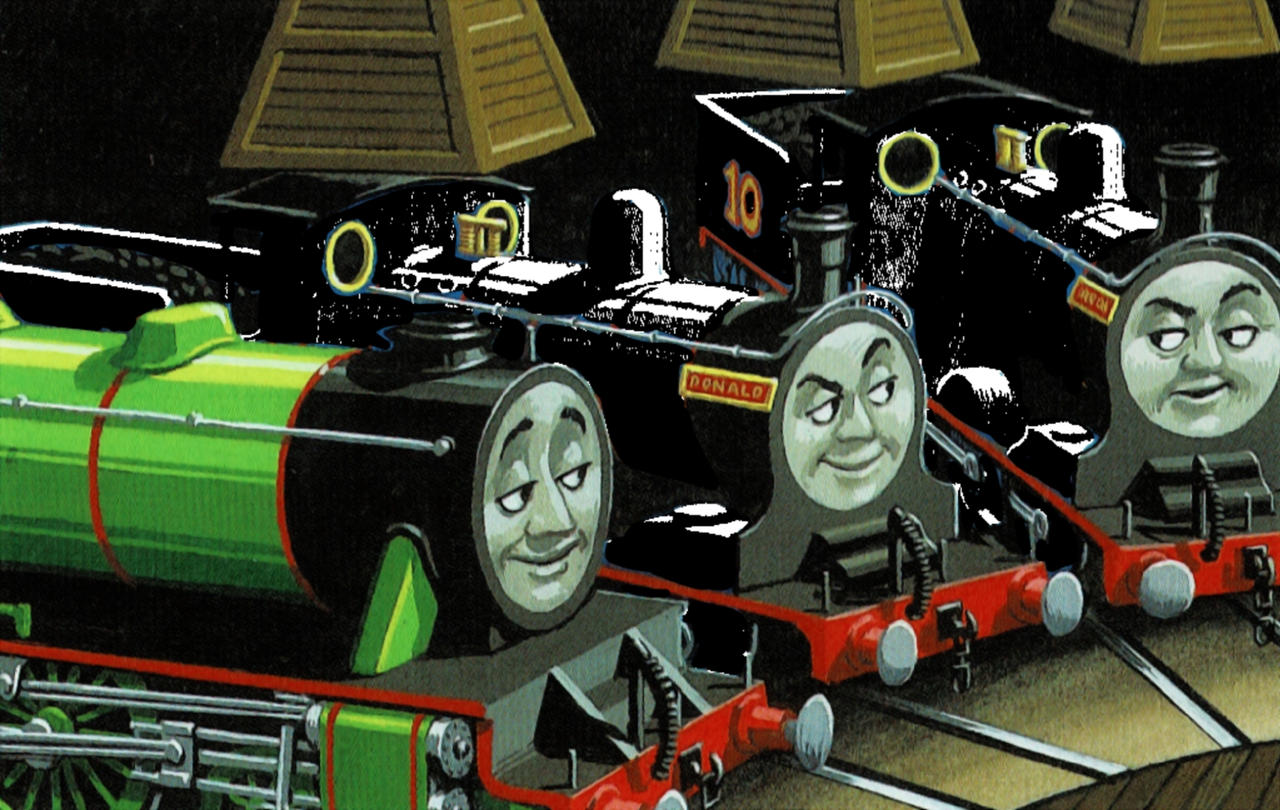 Rws black donald and douglas by Galaxystudios78 on DeviantArt
