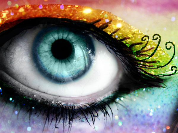 Rainbow eye