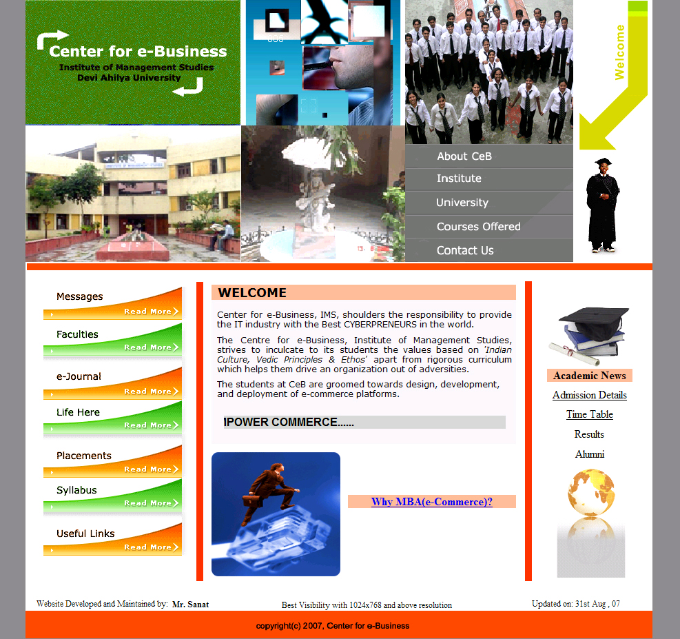 ..:: CeB website homepage ::..