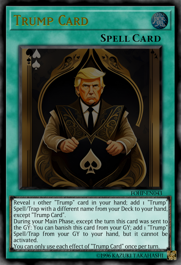 Trump Card Examples Trump Card by ShapesnatchX on DeviantArt