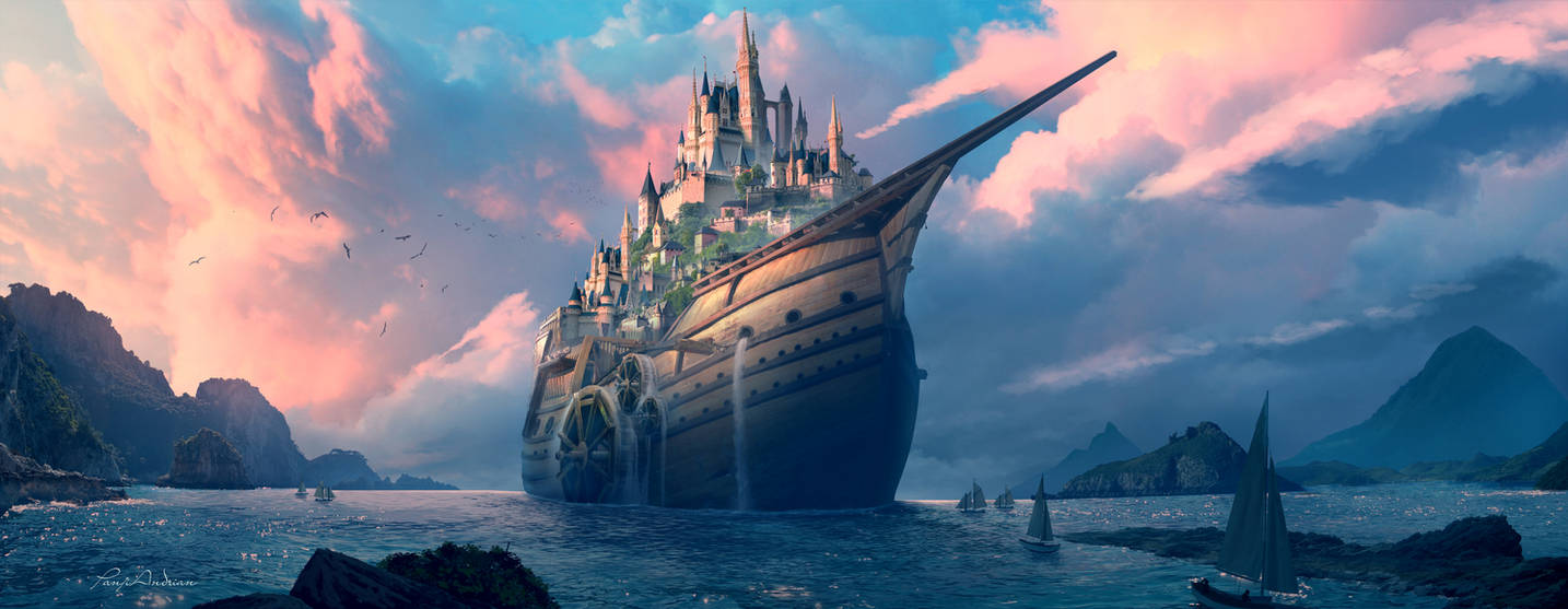 Navio do castelo by panjoool Navio do castelo by panjoool