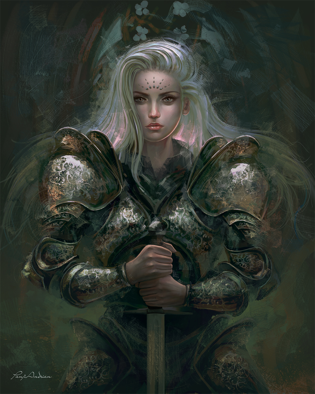 Fantasy Knight by panjoool on DeviantArt