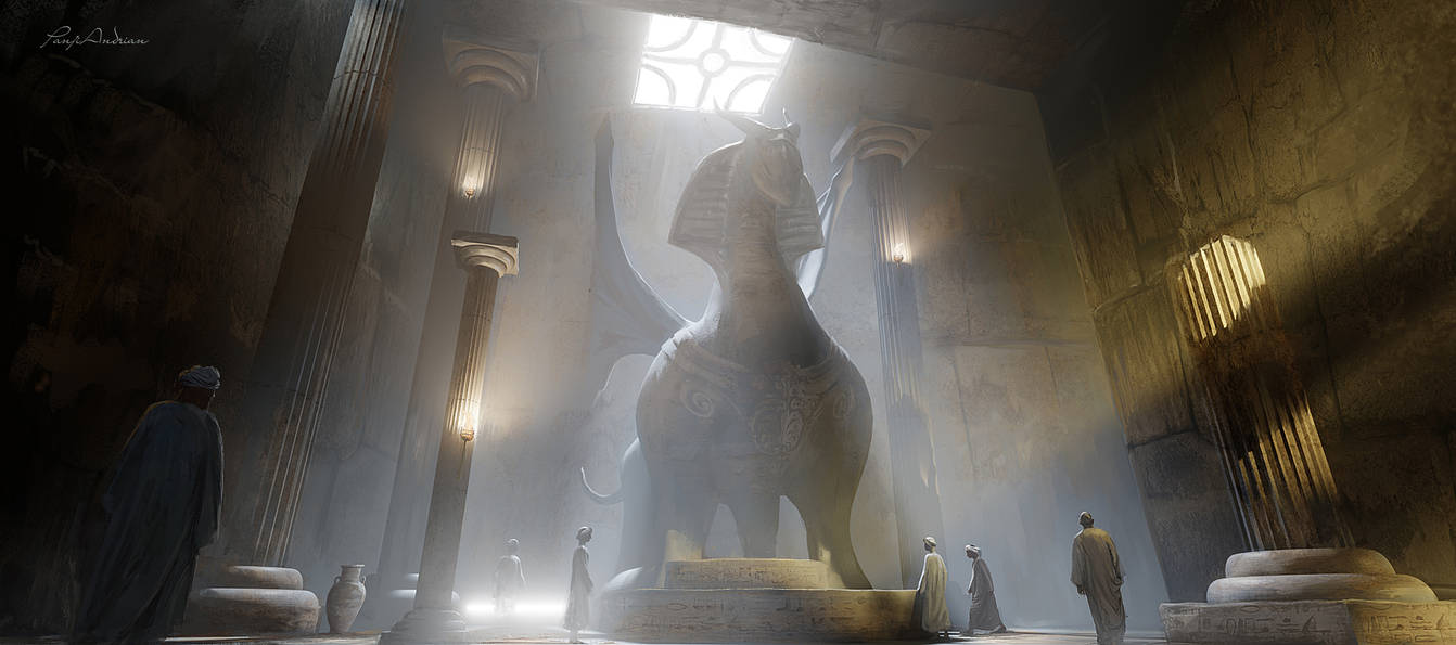 Dragon Spinx by panjoool on DeviantArt