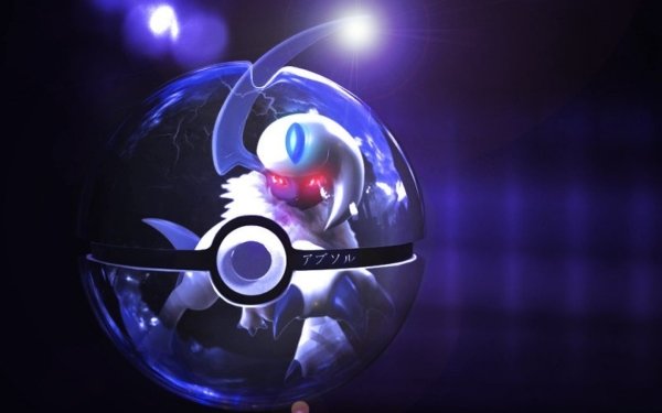 Absol X Pokeball - Dark - HD Wallpaper