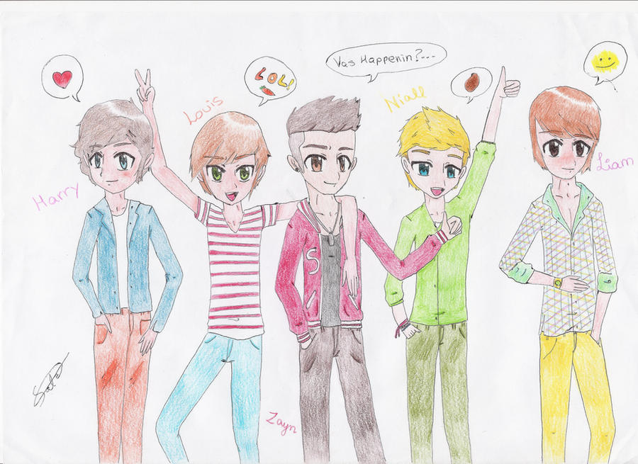 One Direction Deviantart One Direction by SandraDraw on DeviantArt