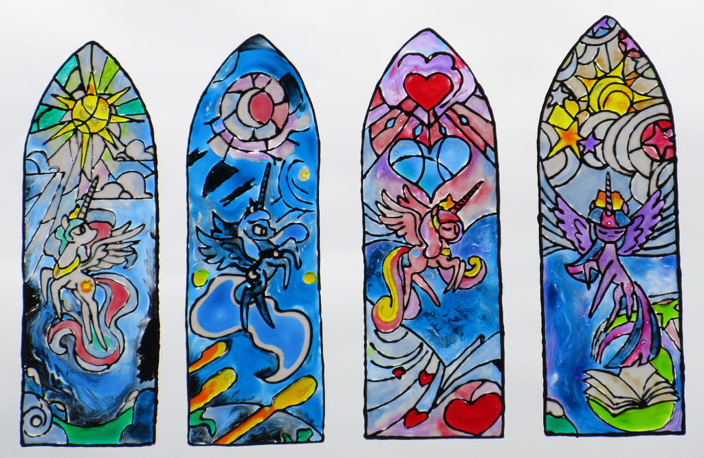 Window Design Princess Four Princesses Windowcolor by Malte279 on DeviantArt