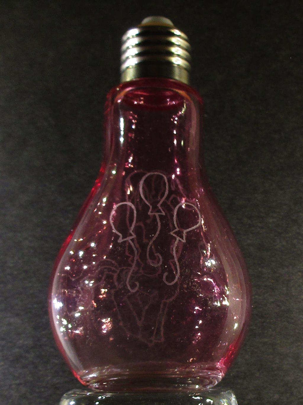 Pinkie Pie light bulb rear