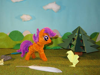 Pipe Cleaner Scootaloo by Malte279