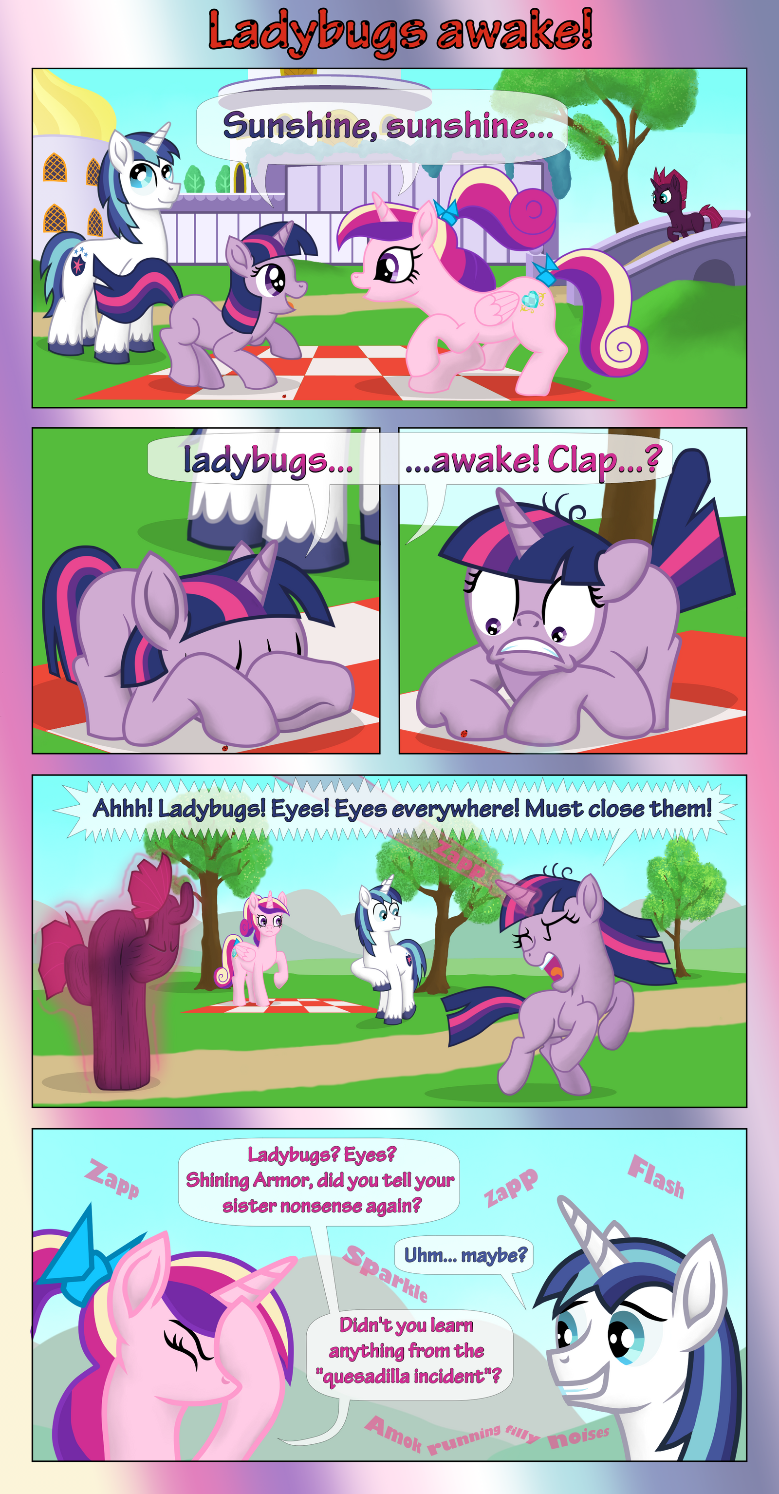 Awake Ladybugs Comic: Ladybugs awake by Malte279 on DeviantArt