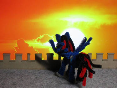 Pipe Cleaner Soul Reaper watching the Sunset