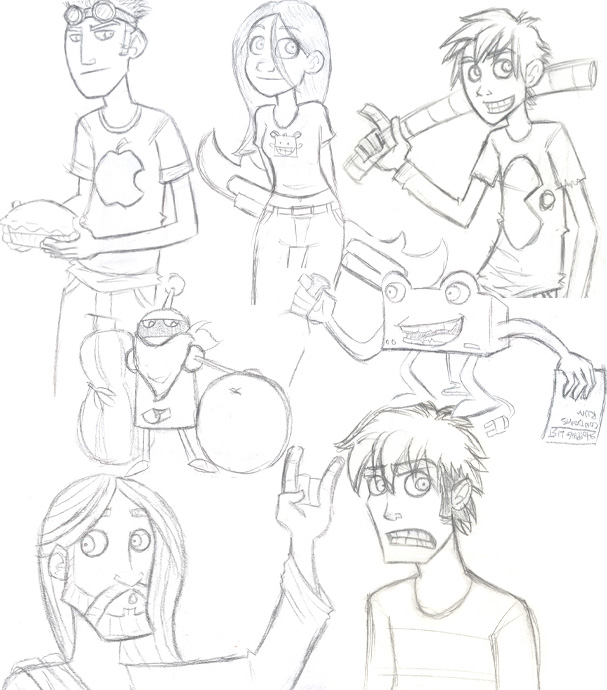 Penny Arcade Sketches