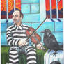 Jail-bird, oil on canvas 2004