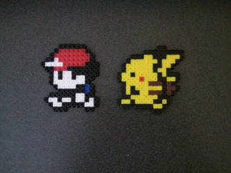 Trainer and Pikachu