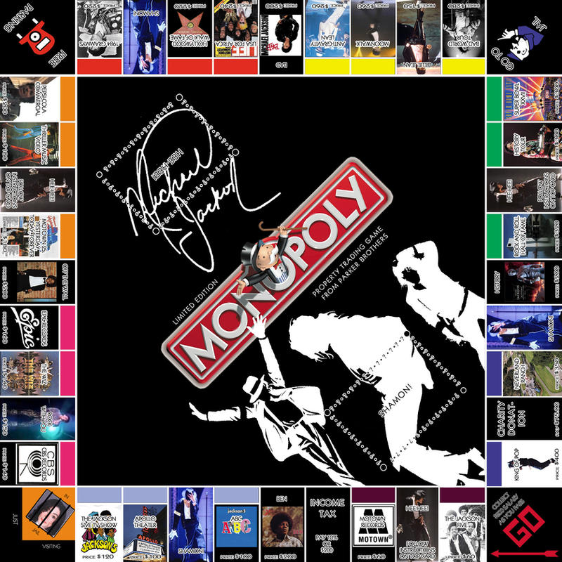 Michael Jackson Monopoly by LordDavid04