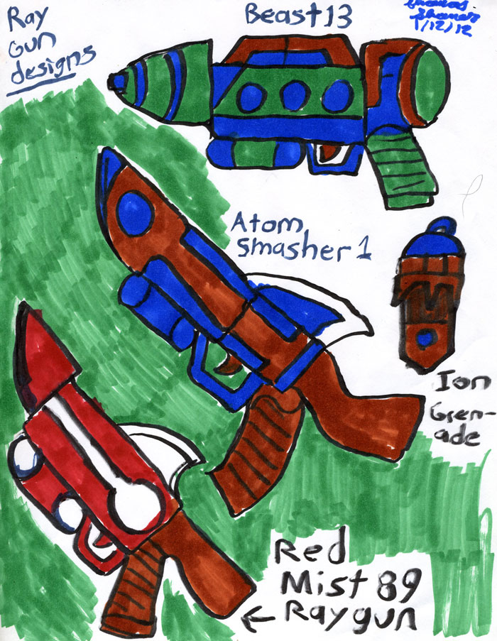 Ray gun designs by Ronin356 on DeviantArt