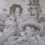 Luffy, Ace y Sabo (One Piece)