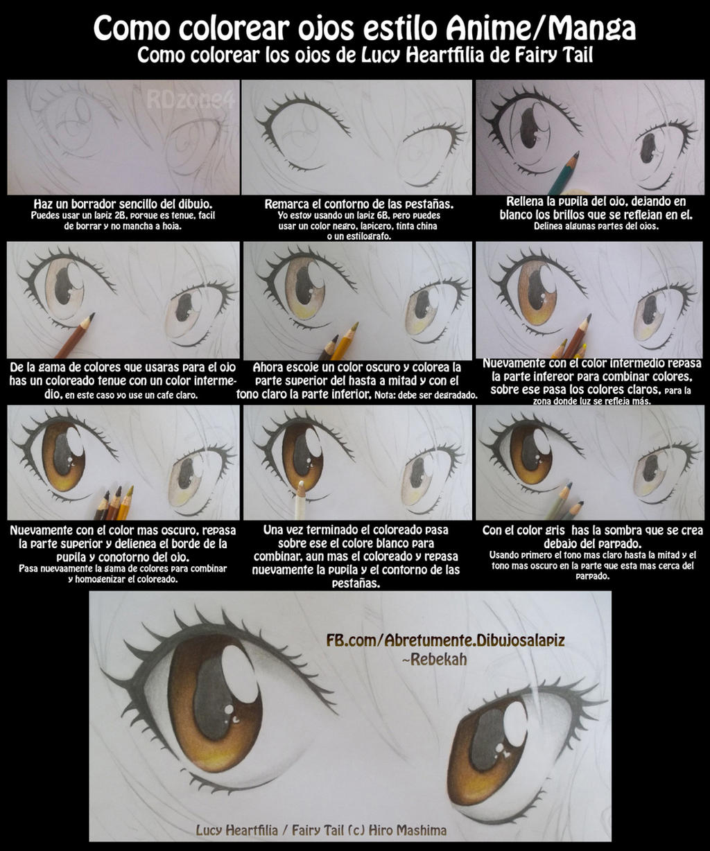 Como colorear ojos estilo Anime by RDzone4 on DeviantArt Como colorear ojos estilo Anime by RDzone4 on DeviantArt