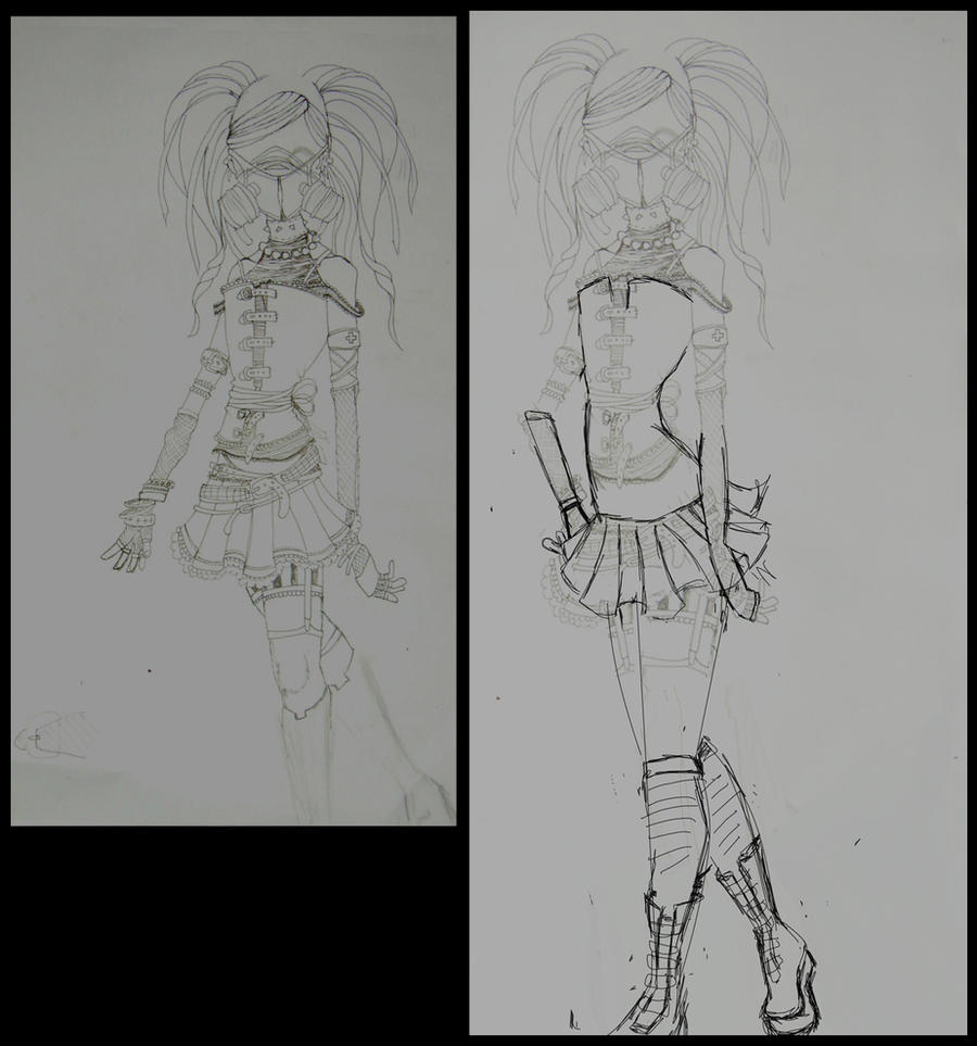 Cyber lolita sketch