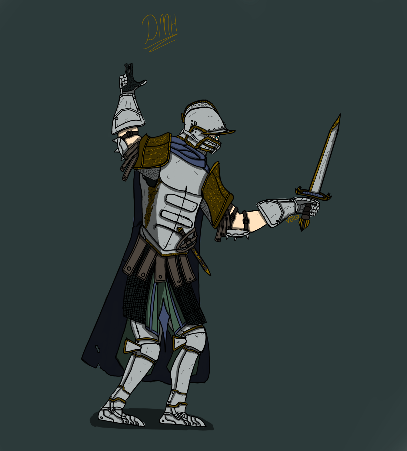 Simple Knight by DibujosMalHechos on DeviantArt