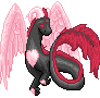 Pixel Heart Dragon