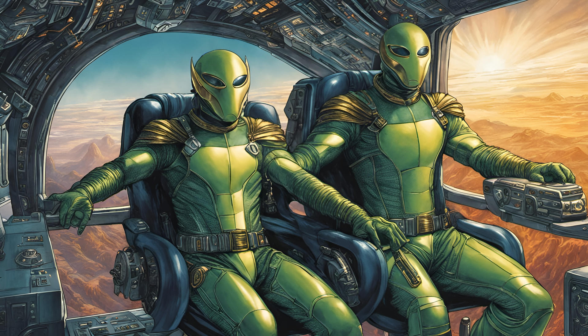 Alien Pilots 01 by ElectricVentures on DeviantArt