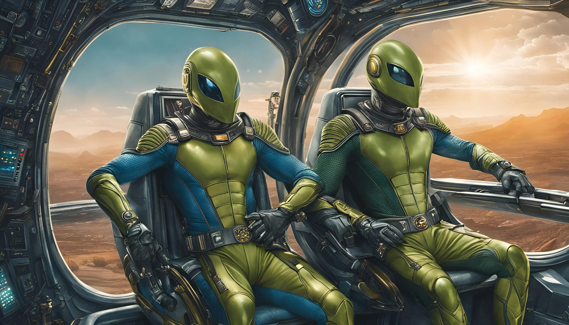 Alien Pilots 02 by ElectricVentures on DeviantArt