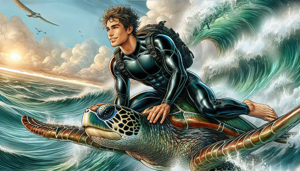 Turrtle Surf The Turtle Surfer by ElectricVentures on DeviantArt