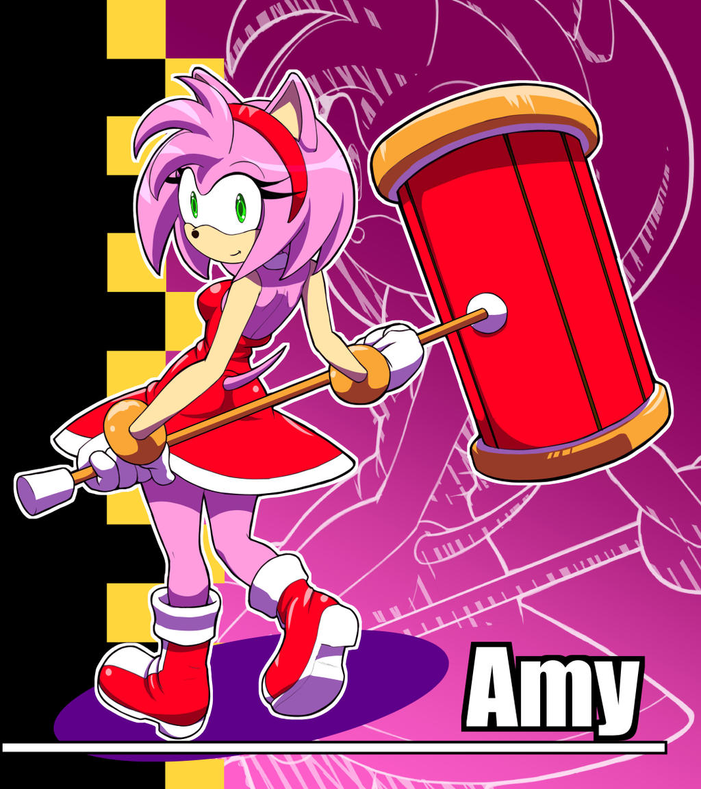 Amy Deviantart Amy Rose by Kojiro-Brushard on DeviantArt