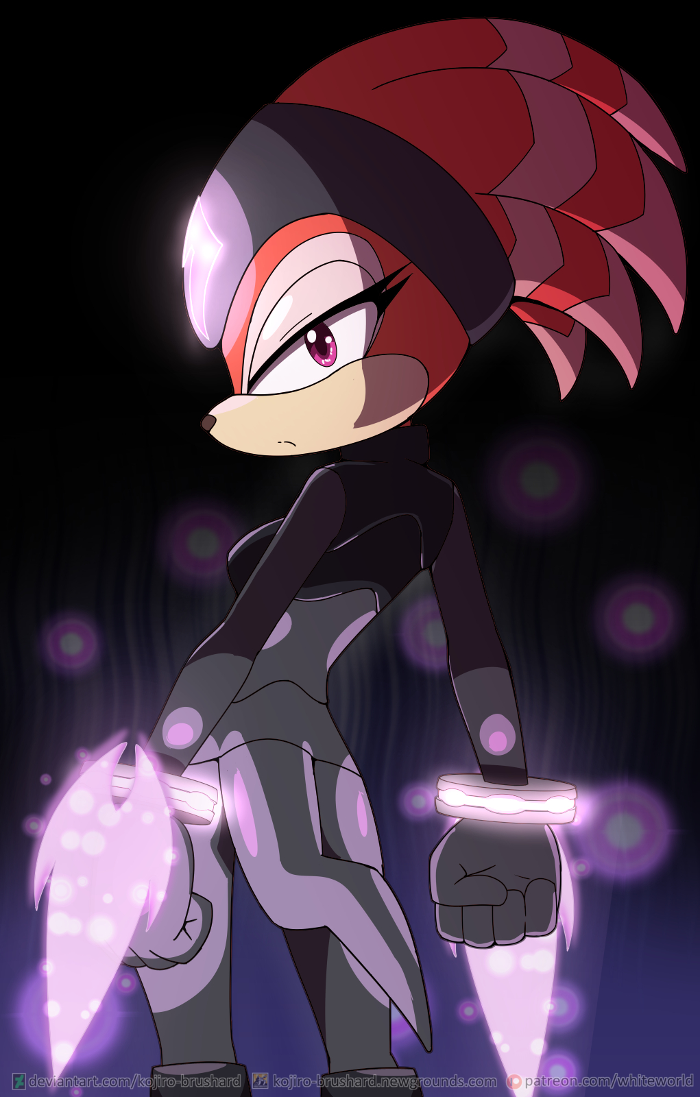 Shade the Echidna - Sonic Frontiers MOD by Titanprime1 on DeviantArt