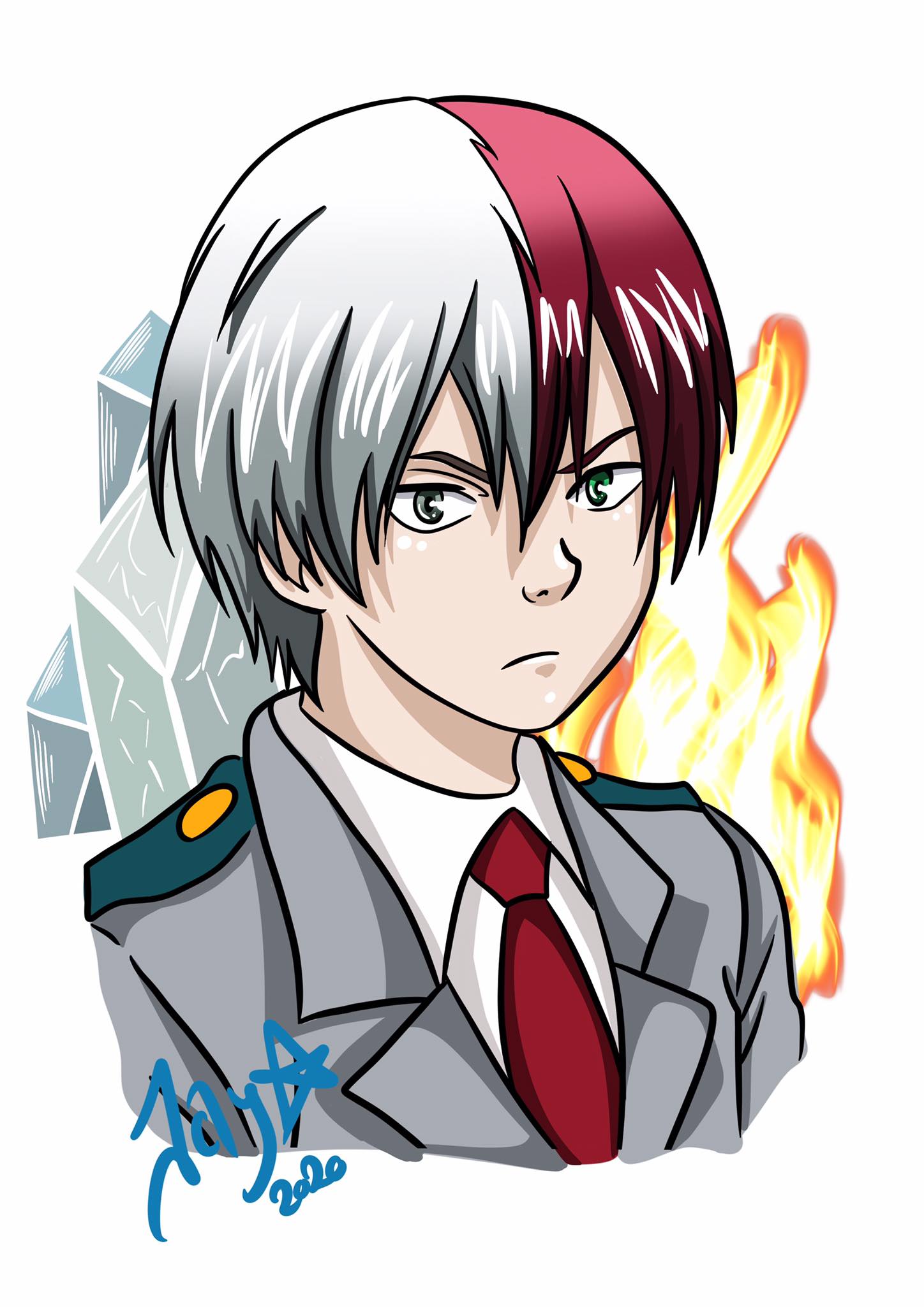 Todoroki Fan Art by Thornzedge on DeviantArt