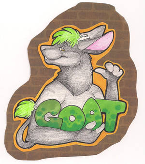 teh goat badge