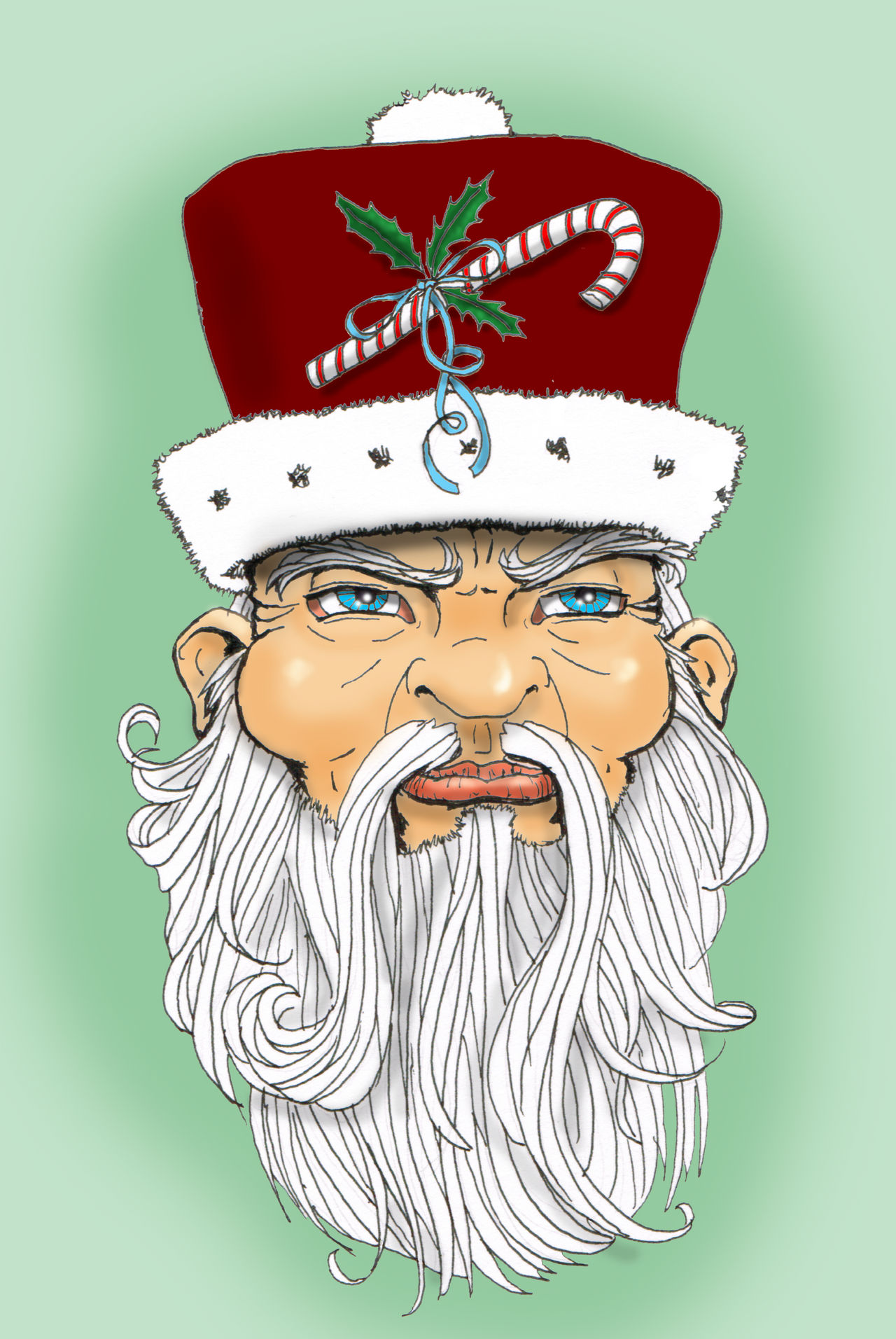 Mean Santa By Jadens Dad On DeviantArt