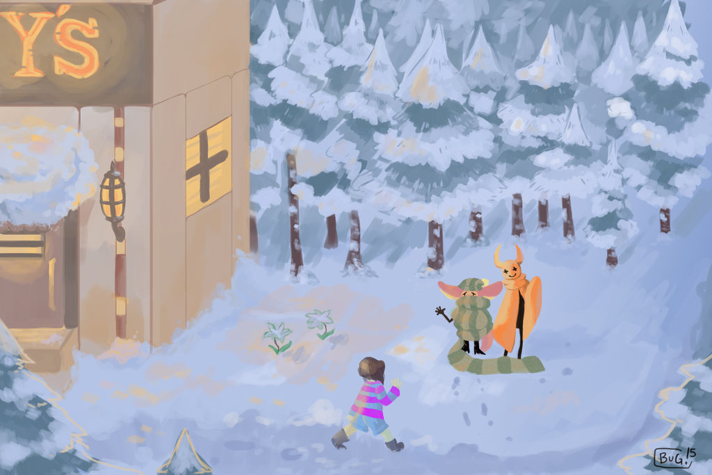 Snowdin Snow Pattern Snowdin by Leafmonch on DeviantArt