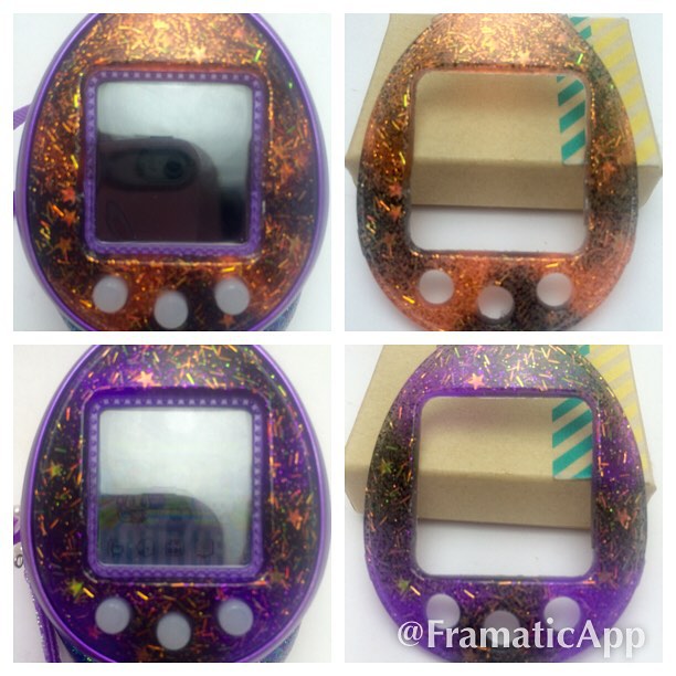 Halloween Glitter Resin Tamagotchi Faceplates