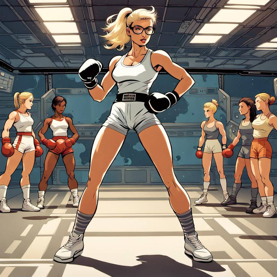 Bed Boxing Deviantart Women Tall Female Dominated Planet Amazons Boxing by Pacificstrengthy ...