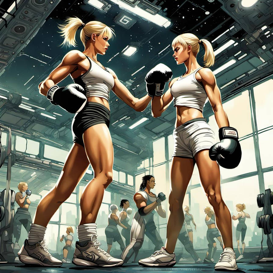 Buff Bo Women Tall Female Dominated Planet Amazons Buff Bo by Pacificstrengthy ...