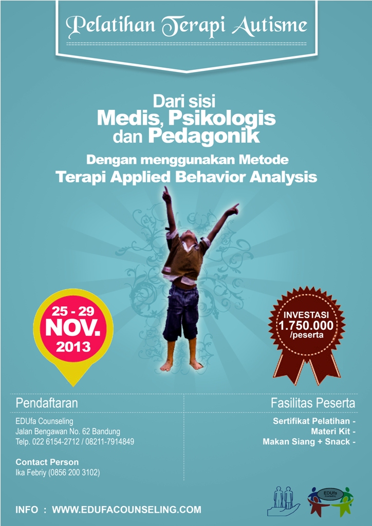 Poster Pelatihan Terapi Autisme