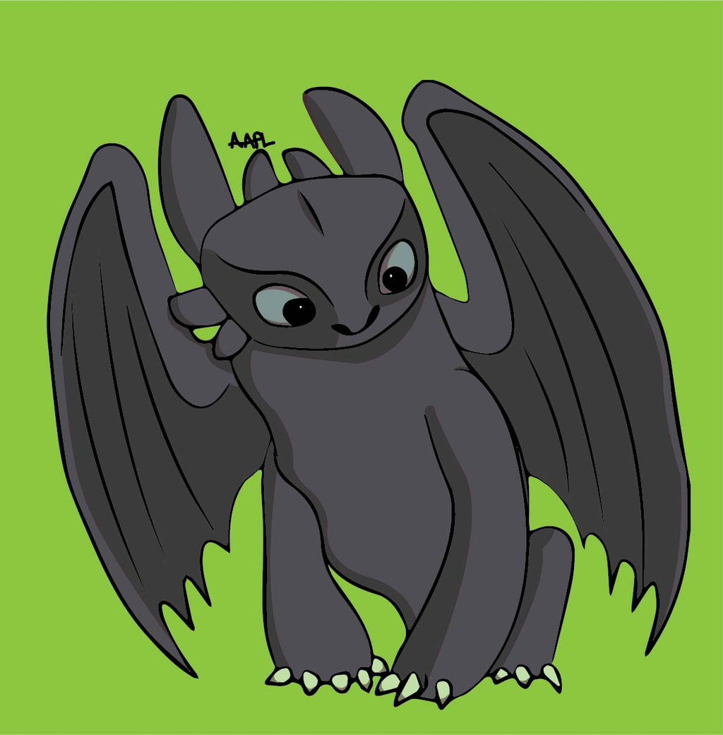Toothless color by TonyPitura on DeviantArt