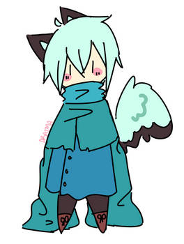 Minty Wolf Boy Adopt (CLOSED)