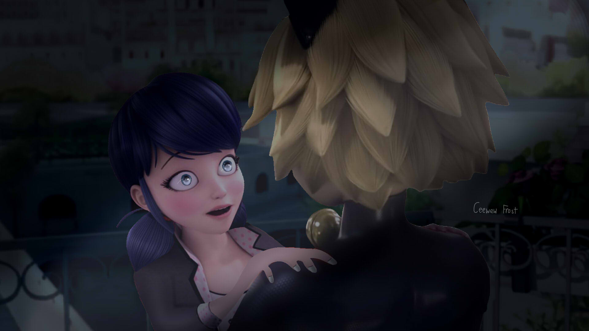 Marichat Balcony Sence Edit By Ceewewfrost12 On Deviantart Marichat Balcony Sence Edit By Ceewewfrost12 On Deviantart