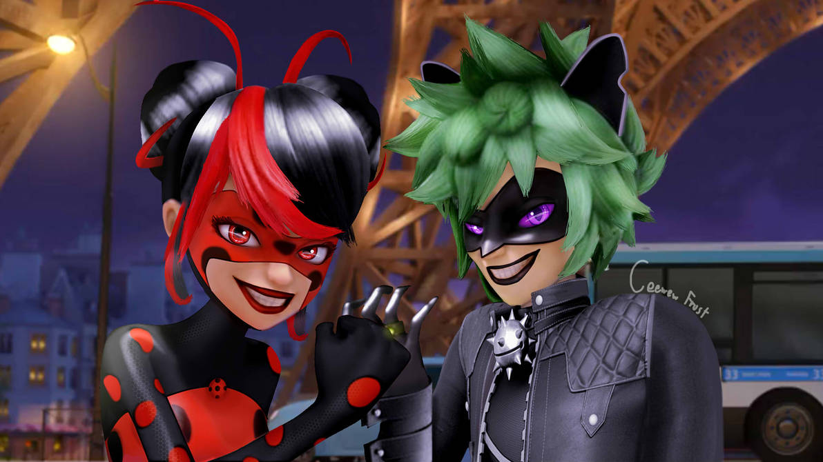 Shadybug and Claw Noir [Miraculous Paris] [EDIT] by CeewewFrost12 on ...