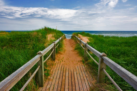 PEI Beach Boardwalk