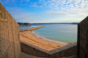 Saint-Malo Beach Walls